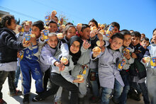Il WFP lancia programma di pasti scolastici a sostegno di bambini libanesi e siriani